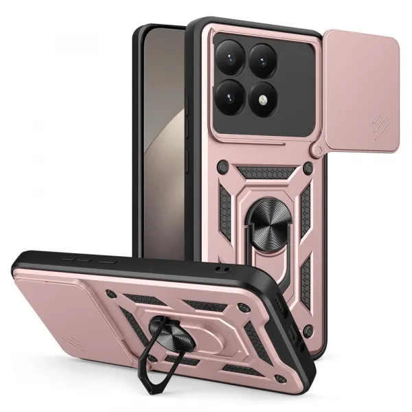 RING CAMERA Kryt s držiakom pre Xiaomi 15T ružový