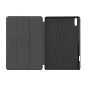 LEATHER Zaklápací kryt pre Samsung Galaxy Tab S11 Ultra modrý
