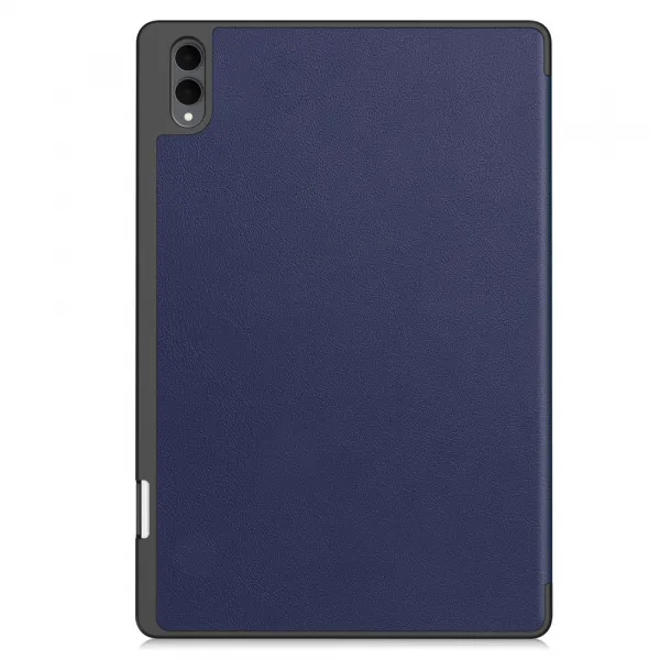 LEATHER Zaklápací kryt pre Samsung Galaxy Tab S11 Ultra modrý