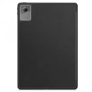 LEATHER Zaklápací kryt pre Lenovo Idea Tab Plus / Tab K12 čierny