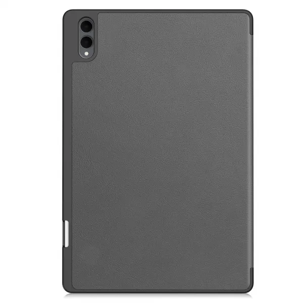LEATHER Zaklápací kryt pre Samsung Galaxy Tab S11 Ultra šedý