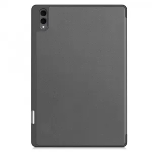LEATHER Zaklápací kryt pre Samsung Galaxy Tab S11 Ultra šedý