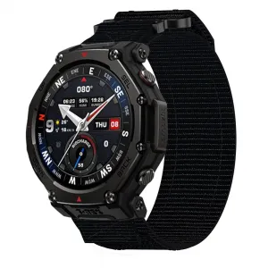 STURDY Nylonový remienok pre Amazfit T-Rex 3 Pro 48mm čierny