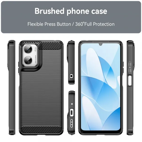 FLEXI TPU Ochranný obal Motorola Moto G06 / G06 Power čierny
