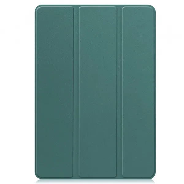 LEATHER Zaklápací kryt pre Lenovo Idea Tab Plus / Tab K12 zelený