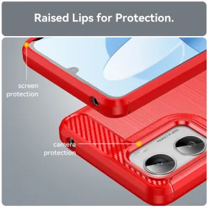 FLEXI TPU Ochranný obal Motorola Moto G06 / G06 Power červený