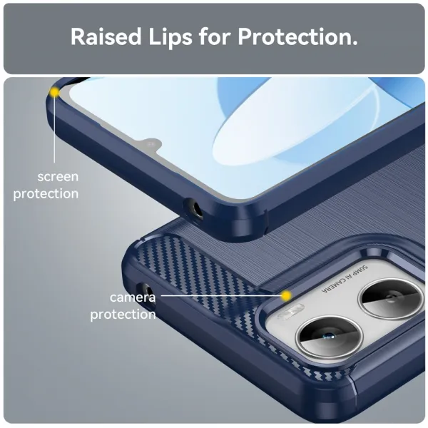FLEXI TPU Ochranný obal Motorola Moto G06 / G06 Power modrý
