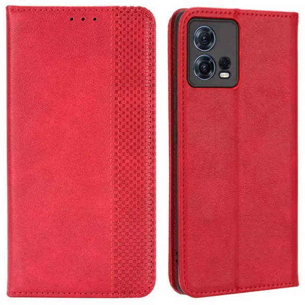 BUSINESS Peňaženkové puzdro pre Motorola Edge 30 Fusion červené