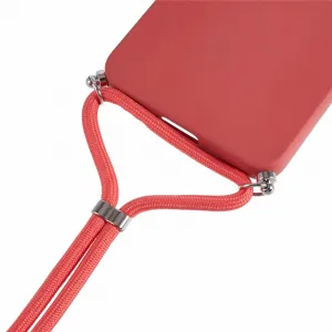 ROPE Kryt so šnúrkou Samsung Galaxy S25 FE červený