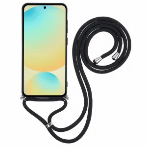 ROPE Kryt so šnúrkou Samsung Galaxy S25 FE čierny