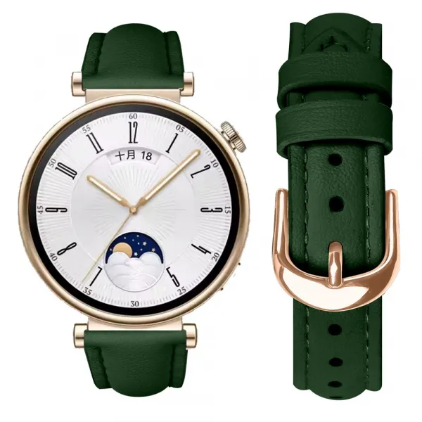 SYNTHETIC Remienok pre Huawei Watch GT 5 41mm / GT 6 41mm tmavozelený