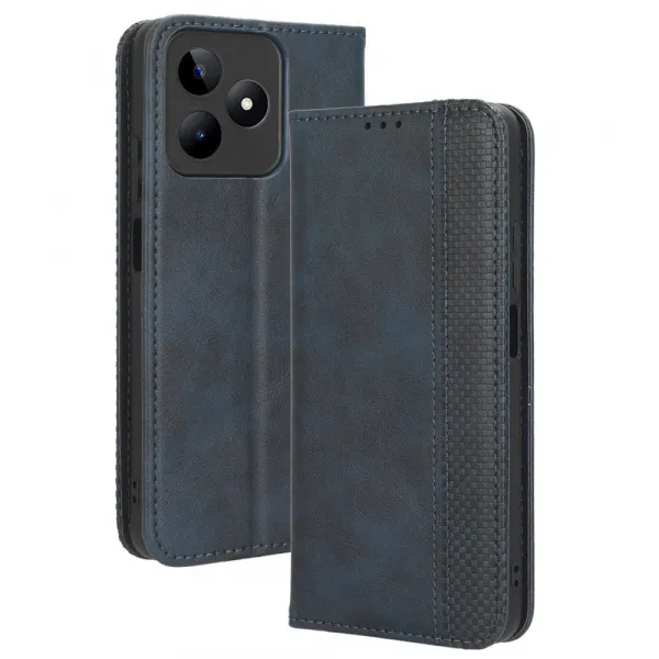 BUSINESS Peňaženkový kryt pre Realme Note 50 modrý