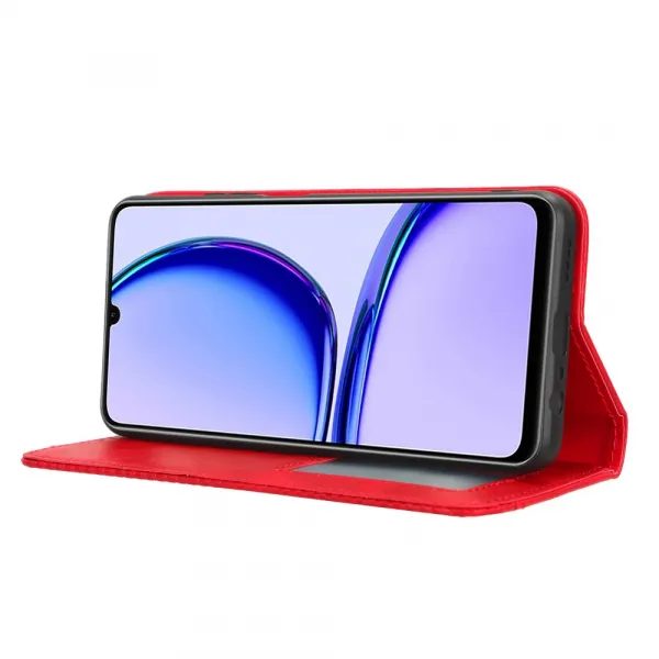 BUSINESS Peňaženkový kryt pre Realme Note 50 červený
