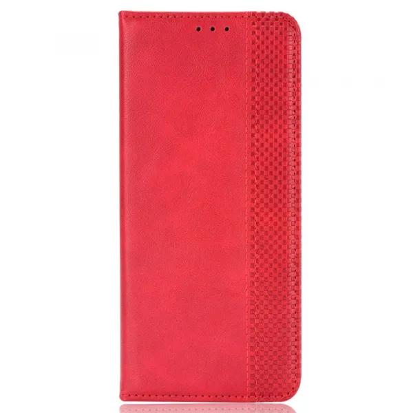 BUSINESS Peňaženkový kryt pre Realme Note 50 červený