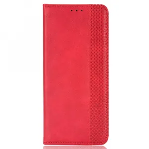 BUSINESS Peňaženkový kryt pre Realme Note 50 červený