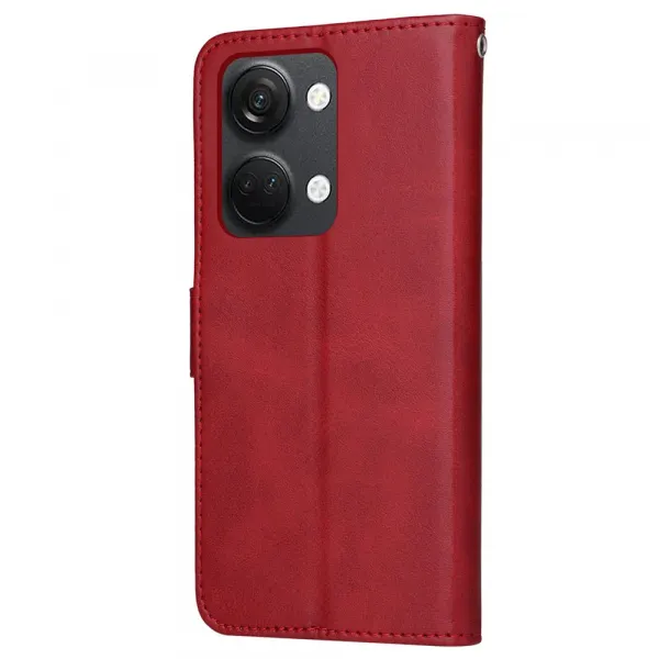 SMOOTH Peňaženkové puzdro pre OnePlus Nord 3 5G červené