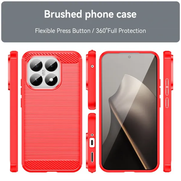 FLEXI TPU Ochranný obal Xiaomi 15T červený