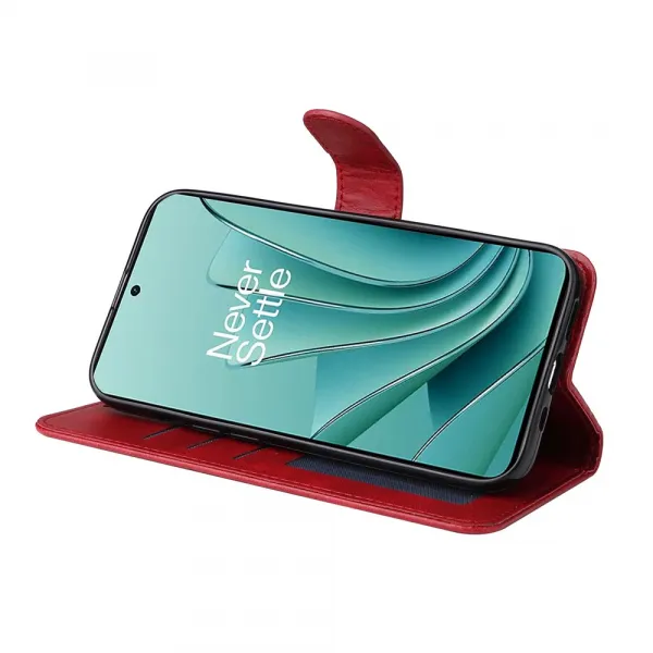 SMOOTH Peňaženkové puzdro pre OnePlus Nord 3 5G červené