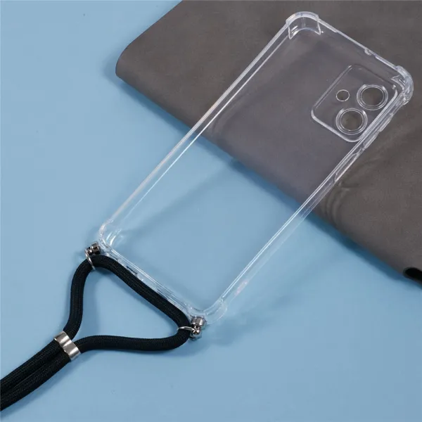 TRANSPARENT ROPE Kryt so šnúrkou Motorola Moto G54 5G / G54 Power Edition 5G priehľadný