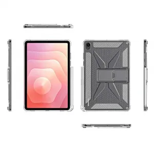 PROTEMIO ARMOR CLEAR Ochranný kryt so stojanom pre Samsung Galaxy Tab S11 priehľadný