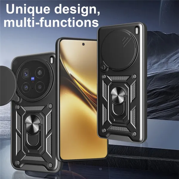 RING CAMERA Kryt s držiakom pre Vivo X200 Pro 5G modrý