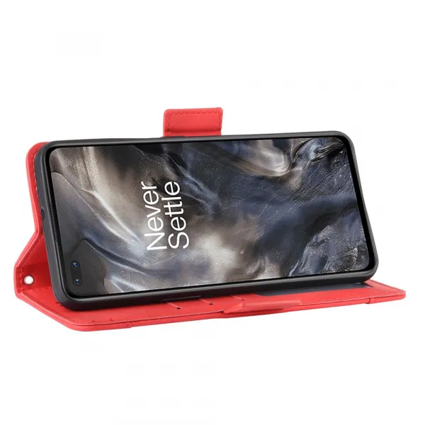 SLOT Peňaženkový obal pre OnePlus Nord červený