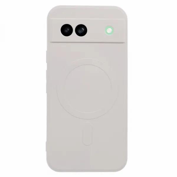 RUBBER MAGSAFE Silikónový kryt pre Google Pixel 8a béžový
