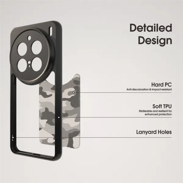 IBMRS Ochranný obal pre Vivo X200 Pro 5G CAMO
