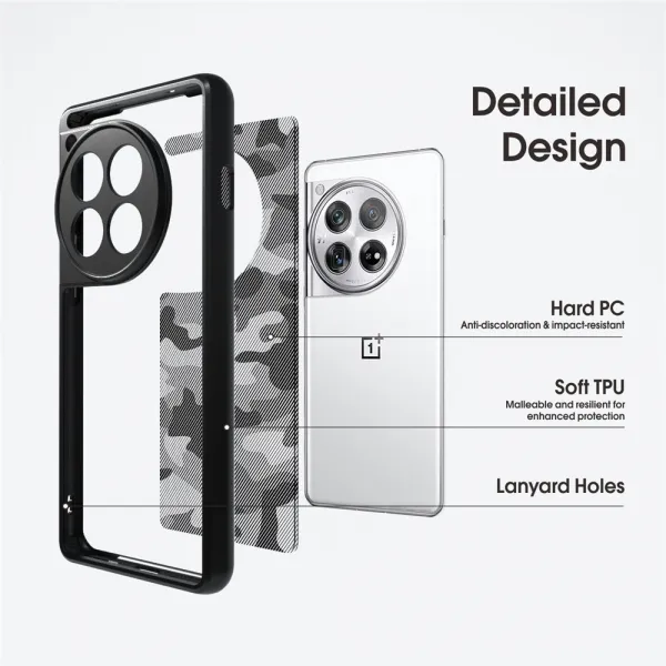 IBMRS Ochranný kryt pre OnePlus 12 CAMO