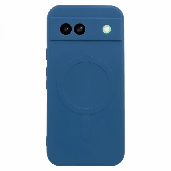 RUBBER MAGSAFE Silikónový kryt pre Google Pixel 8a tmavomodrý