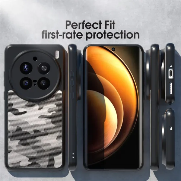 IBMRS Ochranný obal pre Vivo X200 Pro 5G CAMO
