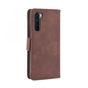 SLOT Peňaženkový obal pre OnePlus Nord hnedý