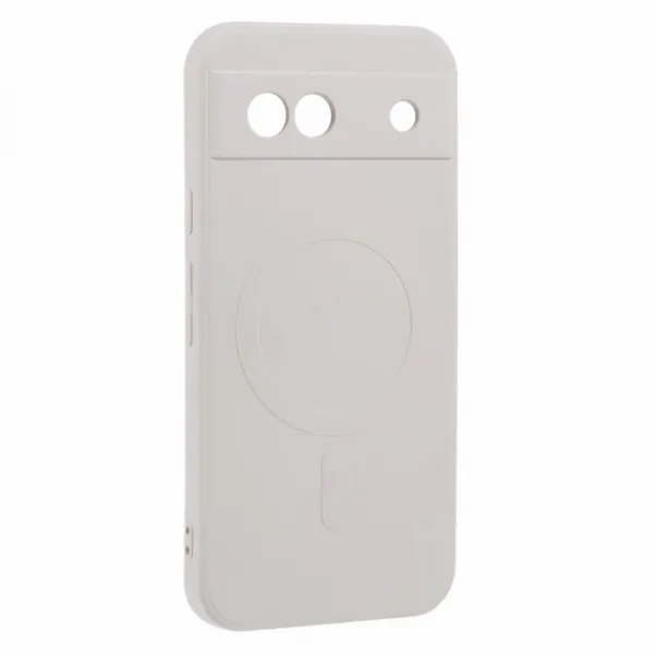 RUBBER MAGSAFE Silikónový kryt pre Google Pixel 8a béžový
