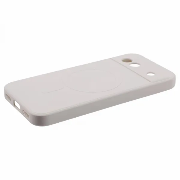 RUBBER MAGSAFE Silikónový kryt pre Google Pixel 8a béžový