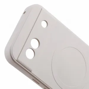 RUBBER MAGSAFE Silikónový kryt pre Google Pixel 8a béžový