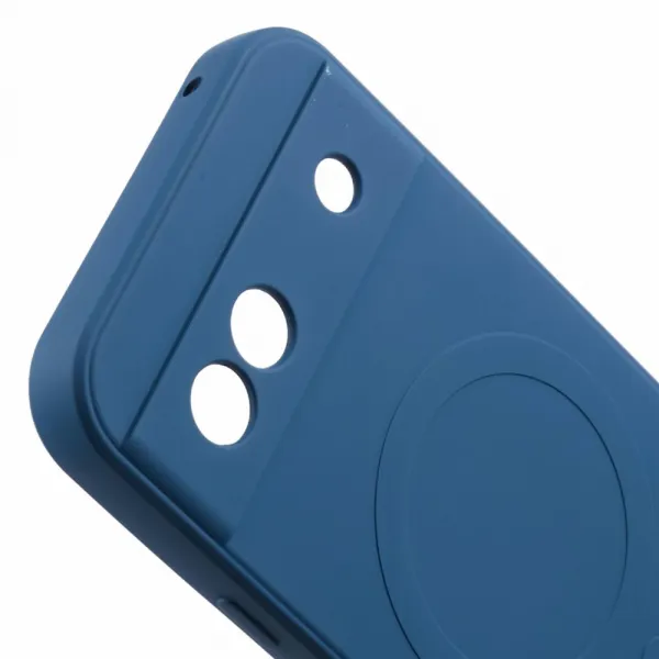 RUBBER MAGSAFE Silikónový kryt pre Google Pixel 8a tmavomodrý