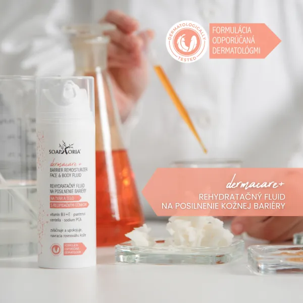 Soaphoria Dermacare+ rehydratačný fluid na posilnenie kožnej bariéry