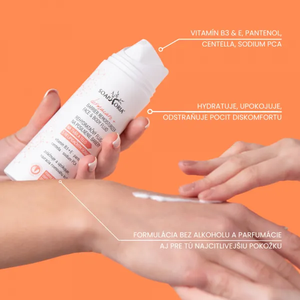 Soaphoria Dermacare+ rehydratačný fluid na posilnenie kožnej bariéry