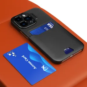 MG Leather Stand kryt na iPhone 14 Pro, čierny