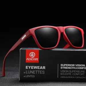 KDEAM Lead 2 slnečné okuliare, Red / Gray (GKD018C02)