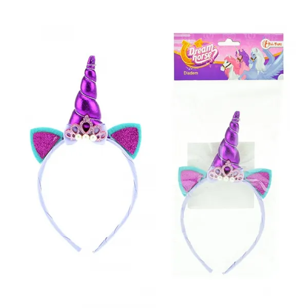 Čelenka jednorožec-Toi Toys + Modelovacia sada Carioca safari zvieratá