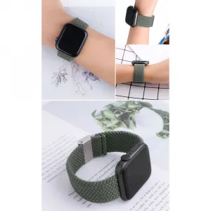 BStrap Nylon Braided remienok na Apple Watch 38/40/41mm, black