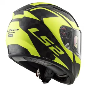 LS2 LS2 FF397 Vector C Shine Carbon Hi Vis Yellow - XS (53-54)