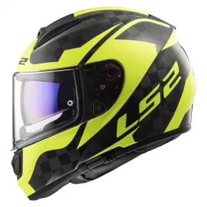 LS2 LS2 FF397 Vector C Shine Carbon Hi Vis Yellow - XS (53-54)