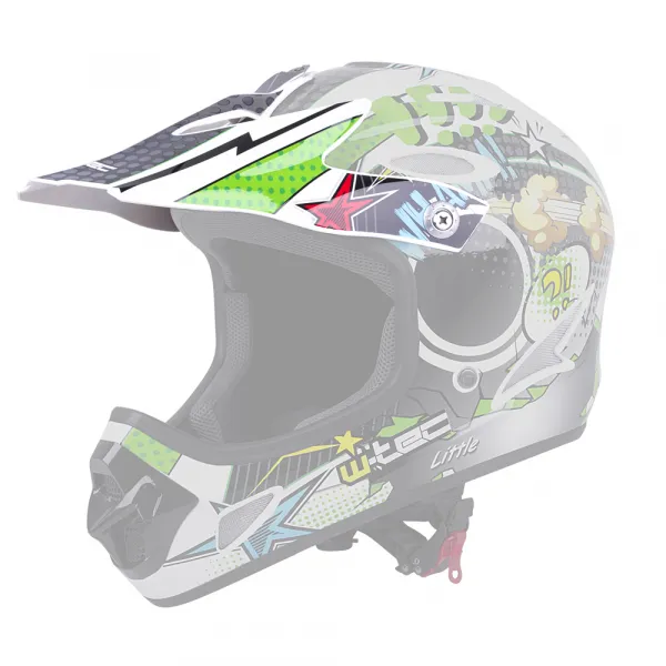 W-TEC Náhradný šilt pre prilbu FS-605 Extinction Pink