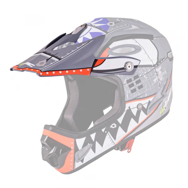 W-TEC Náhradný šilt pre prilbu FS-605 Extinction Pink