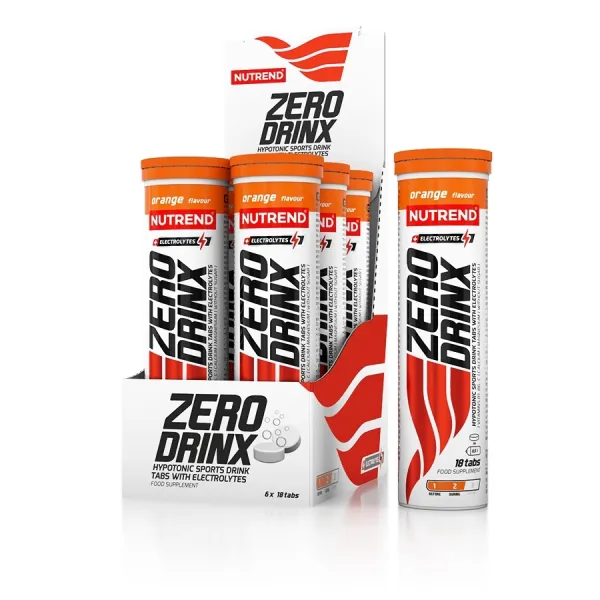 Nutrend Zerodrinx 18 tablet čierna ríbezľa