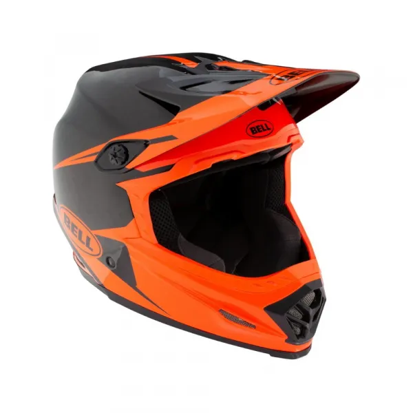 Bell Moto-9 oranžovo-čierna - S (55-56)