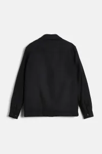 Bunda Woolrich Alaskan Wool Overshirt Black