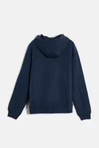 Mikina Woolrich Tech Full-Zip Hoodie Melton Blue